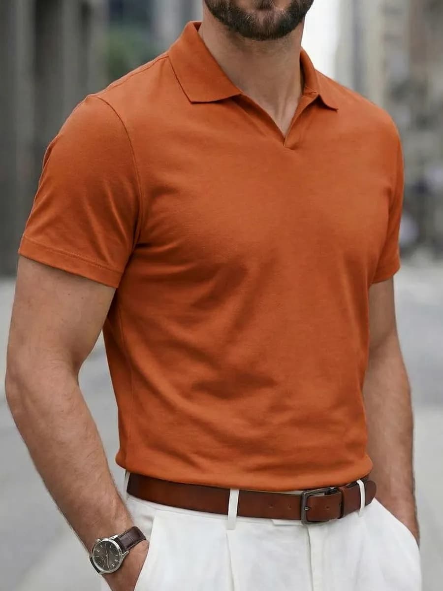 Футболка поло базовая - фото 1