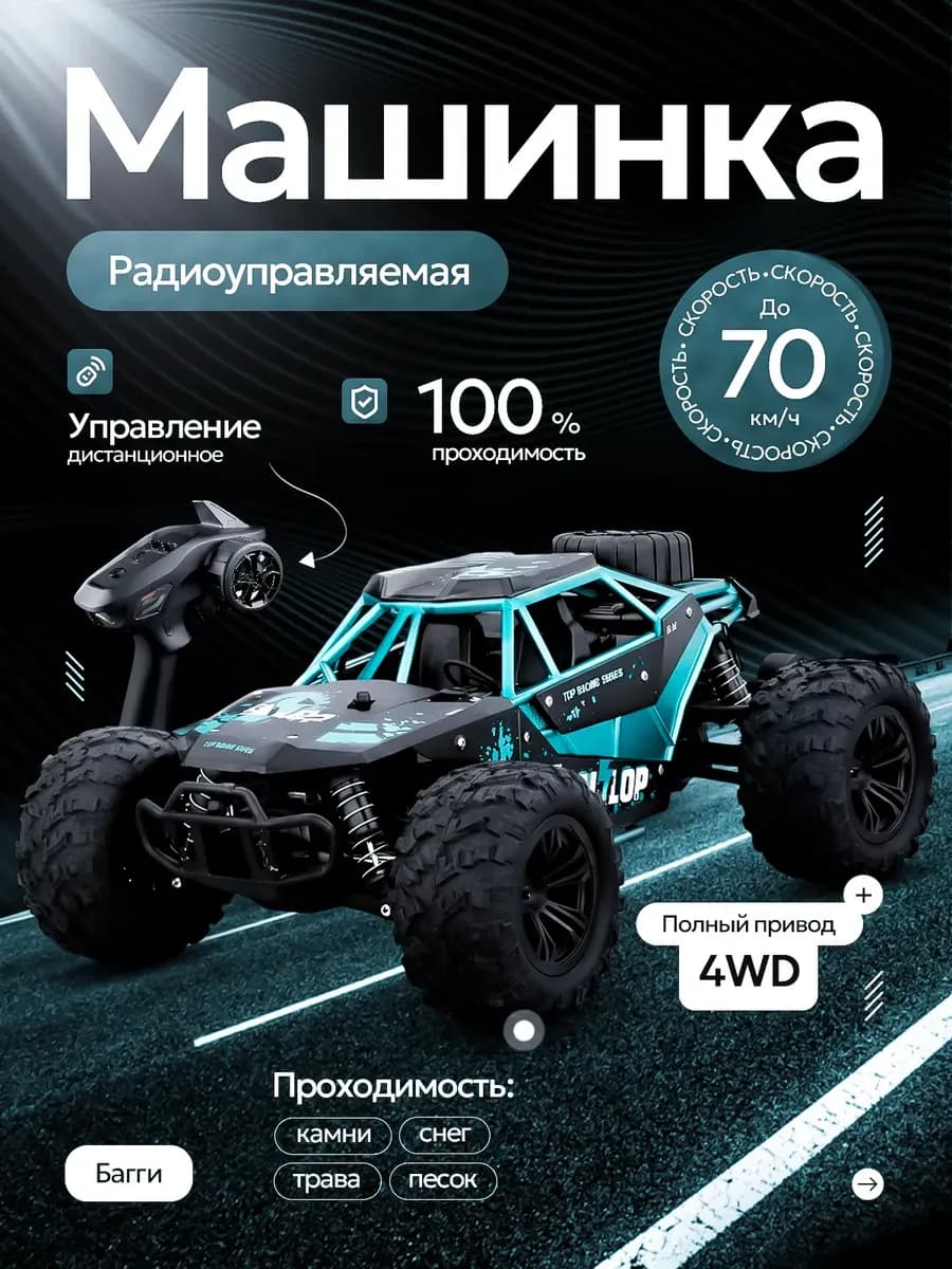 Машинка на пульте управления багги