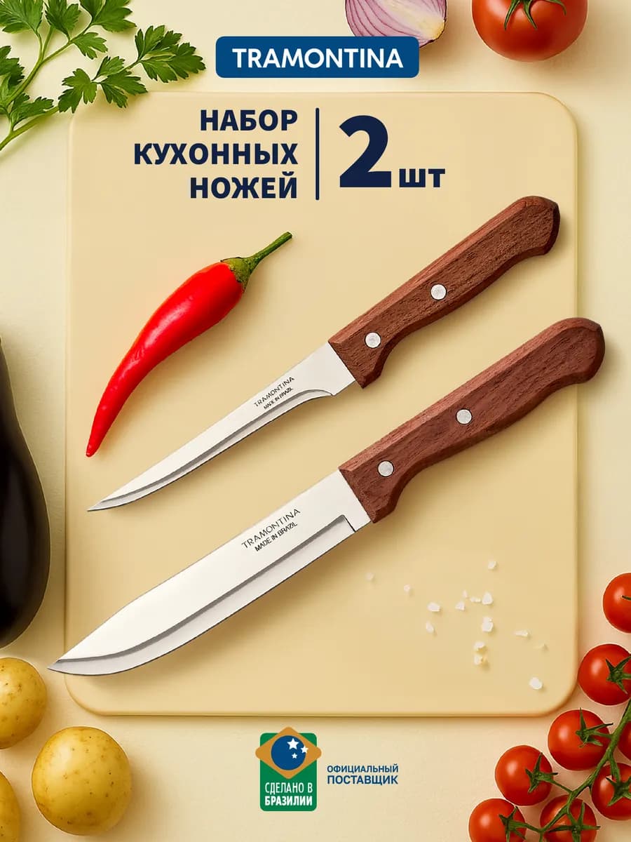 Набор кухонных ножей, 2 шт. в наборе