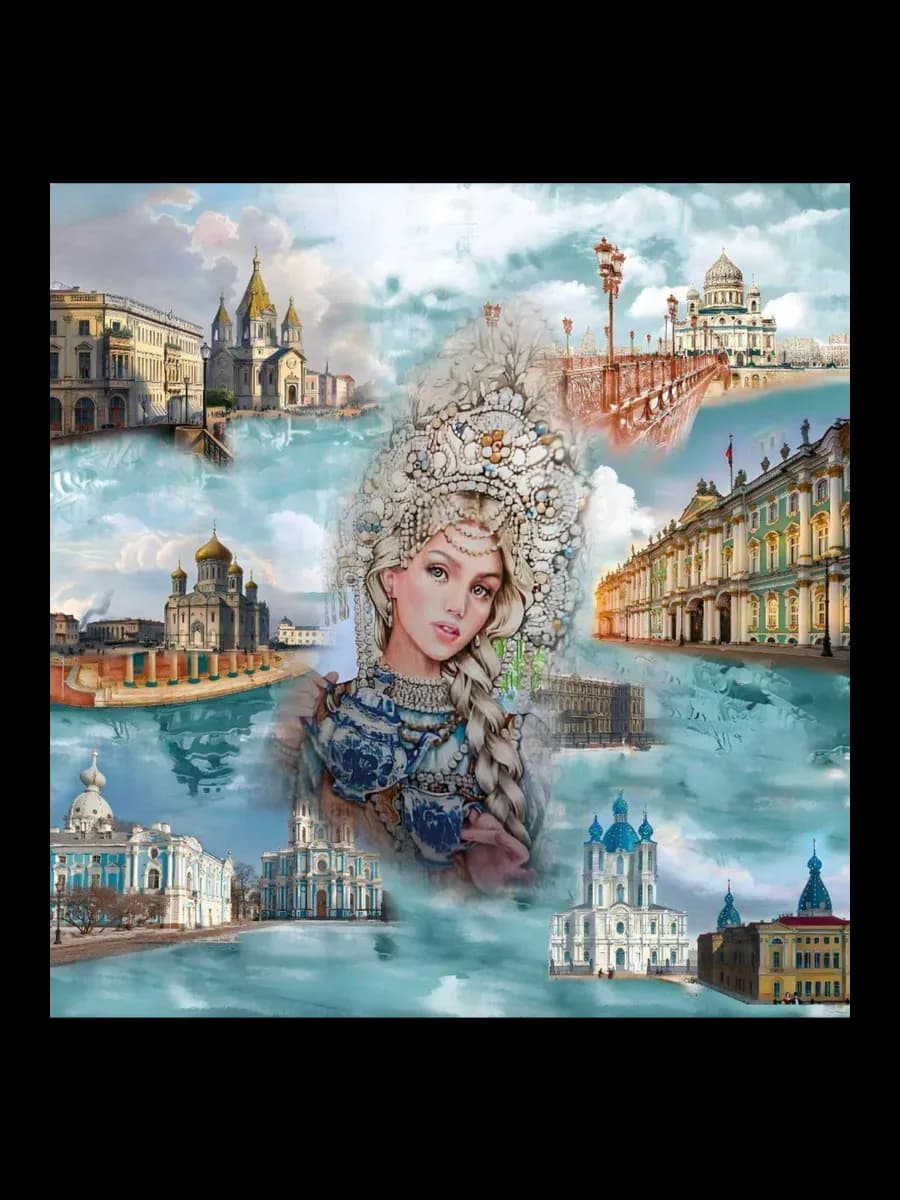 Царевна - Гжель в Питере