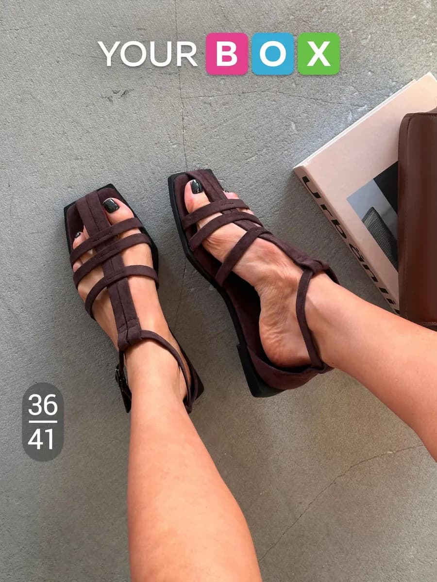 Летние босоножки на тонкой подошве