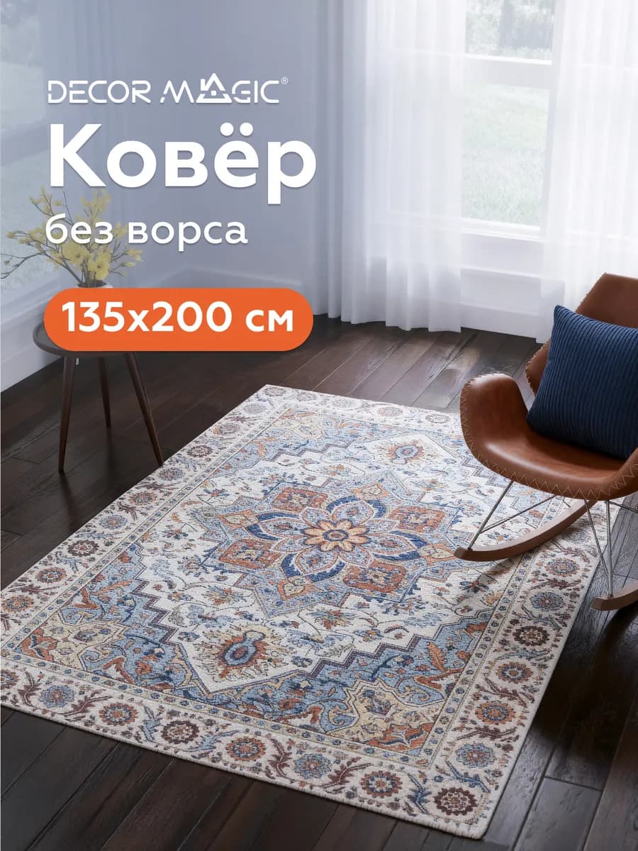 Ковер 150х200 безворсовый нескользящий BLAZE SANTORINI