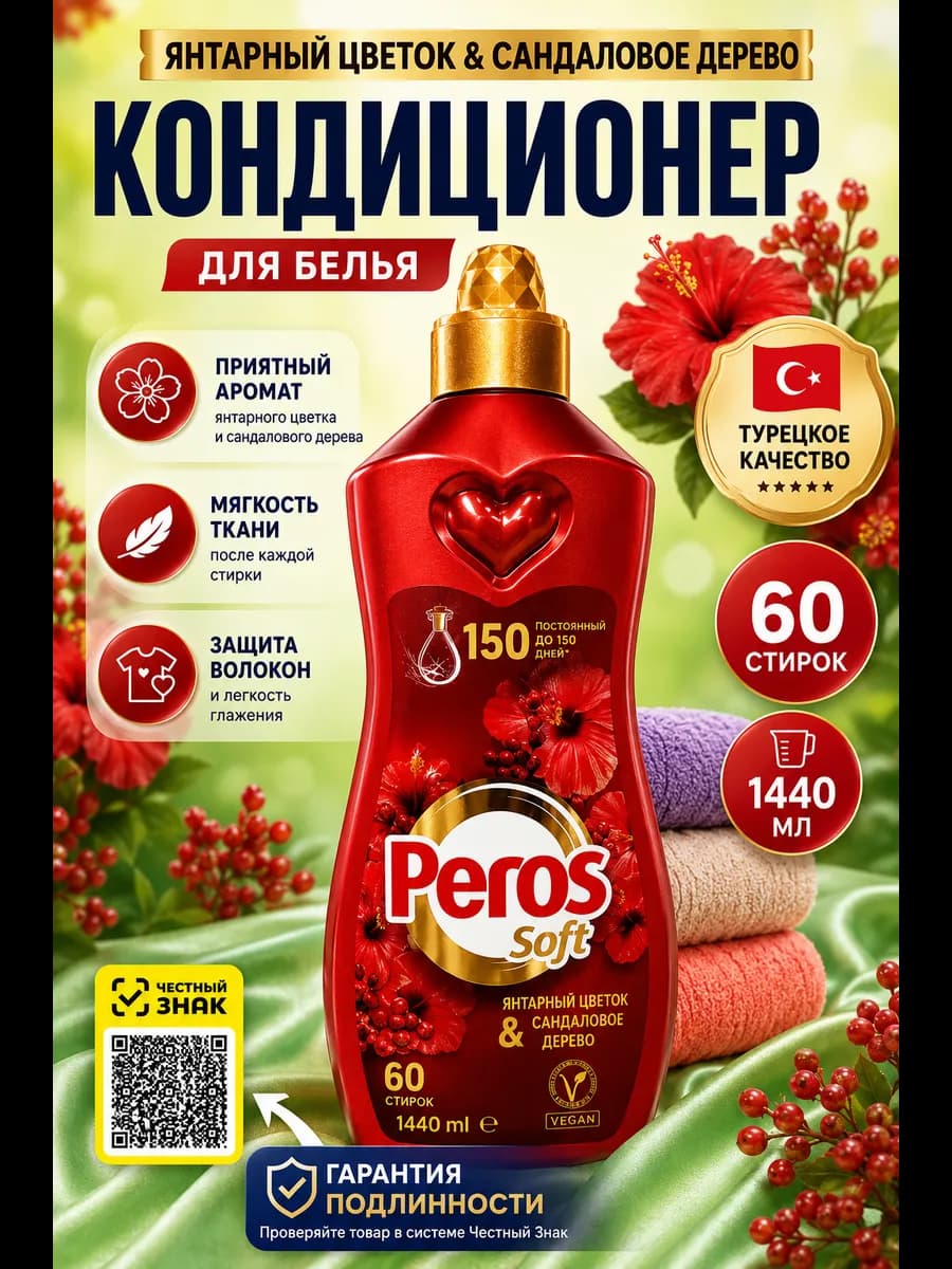Кондиционер ополаскиватель для белья Парфюмированный