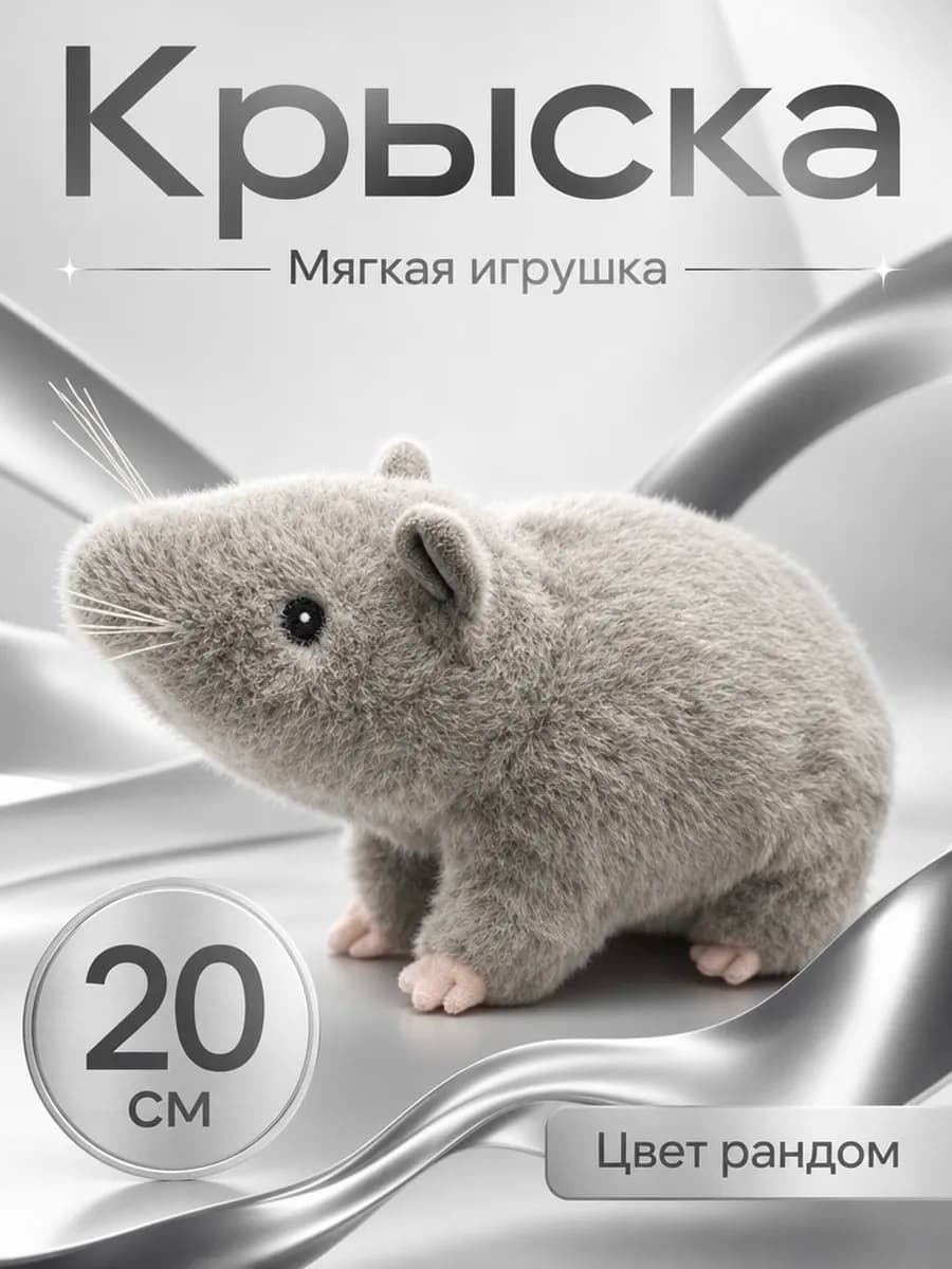 Мягкая игрушка крыска