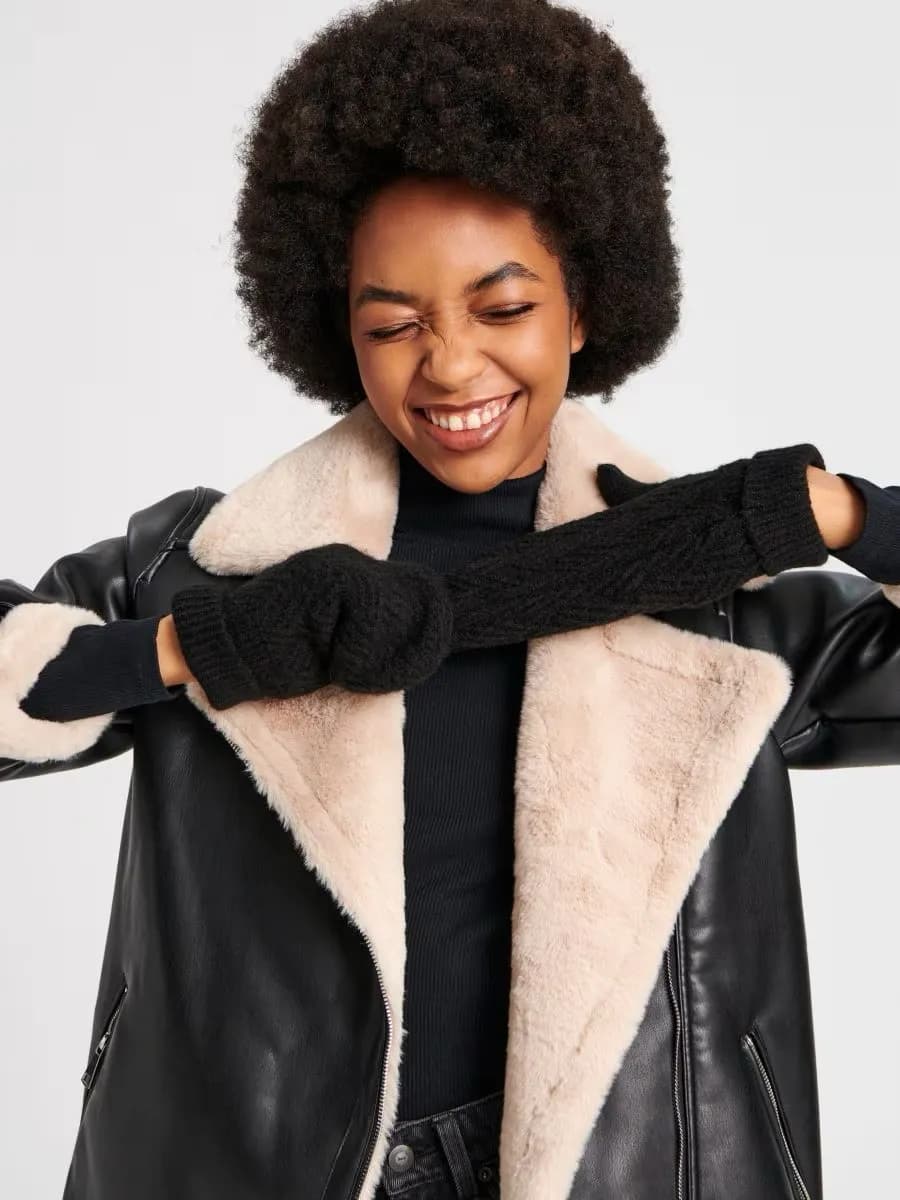 Варежки зимние