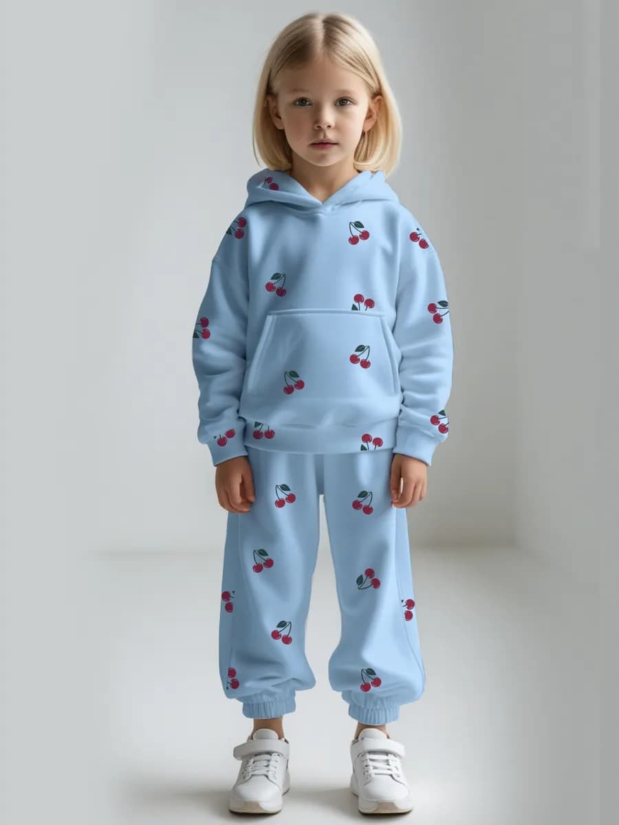 Костюм для девочки с начесом теплый