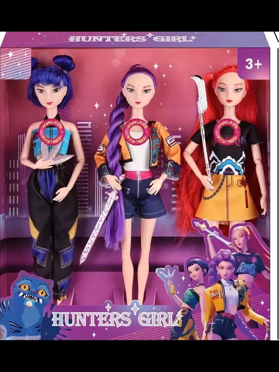 Кукла Hunters Girl, охотницы на демонов музыкальный