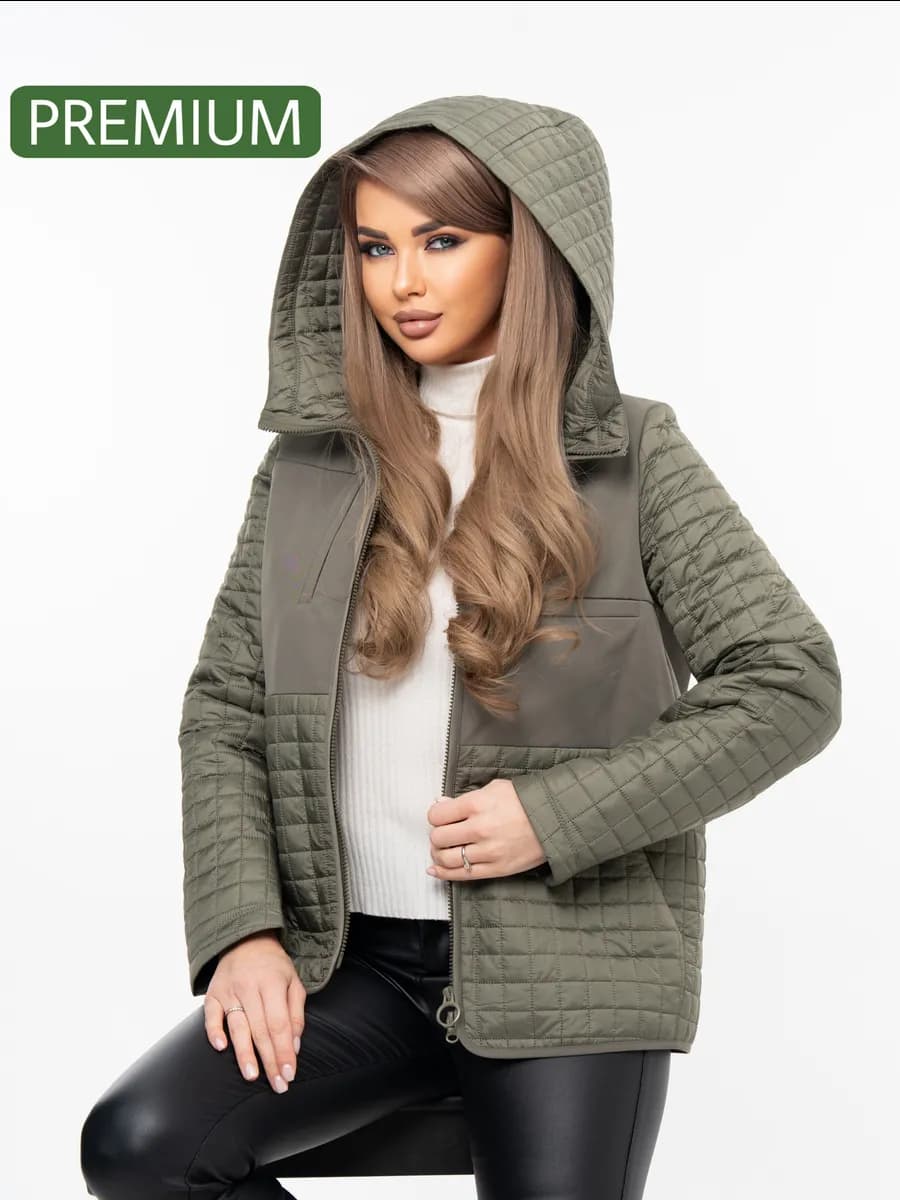 Куртка демисезонная с капюшоном на весну