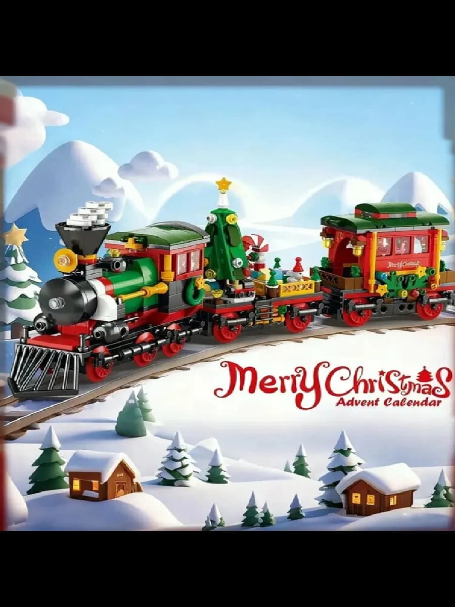 Конструктор "Адвент календарь Новогодний поезд"