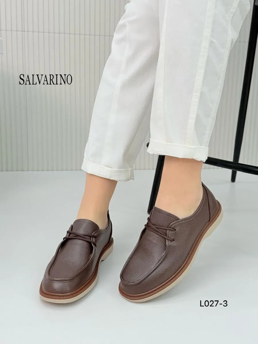 Туфли на сплошной подошве лоферы полуботинки