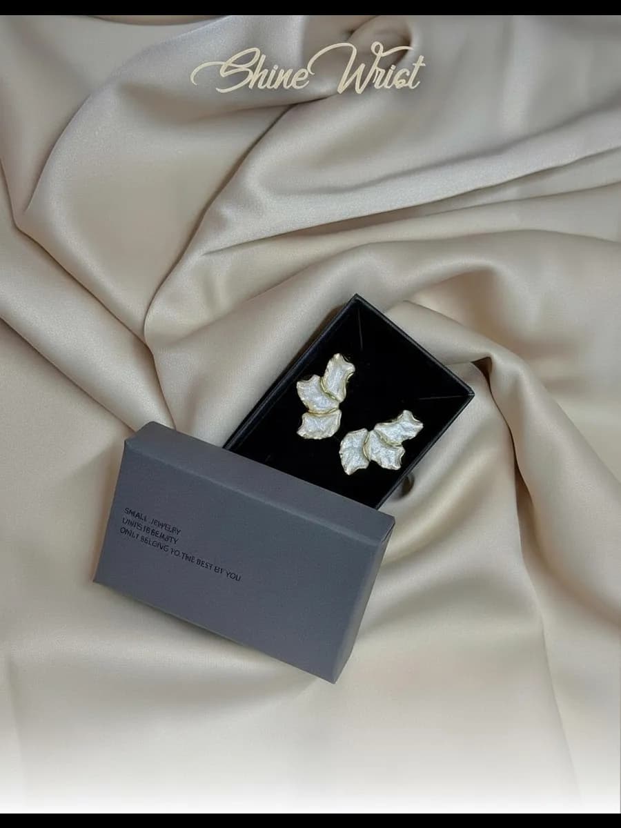 Серьги бижутерия под золото