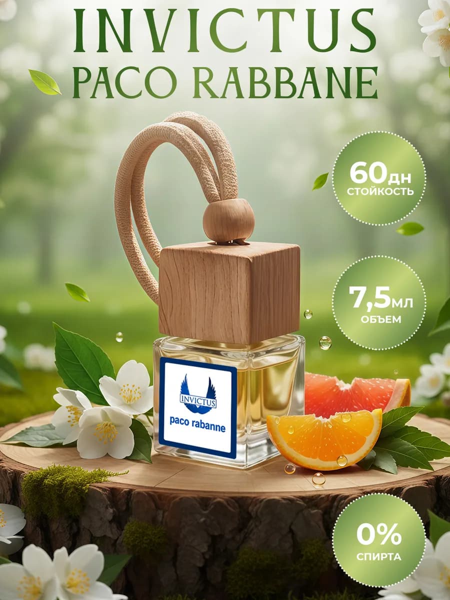 Ароматизатор для Машины - Автопарфюм INVICTUS PACO RABBANE