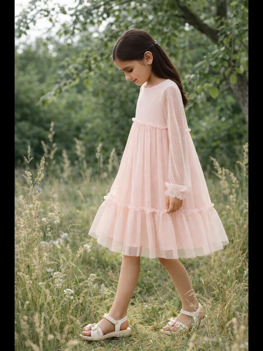 Платье праздничное для девочек на новый год