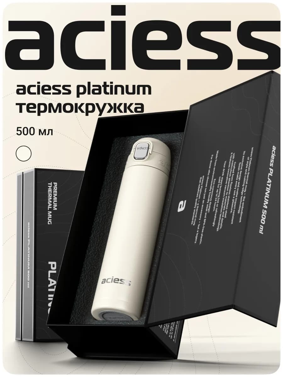 Подарочная Термокружка для кофе 500 мл автомобильная