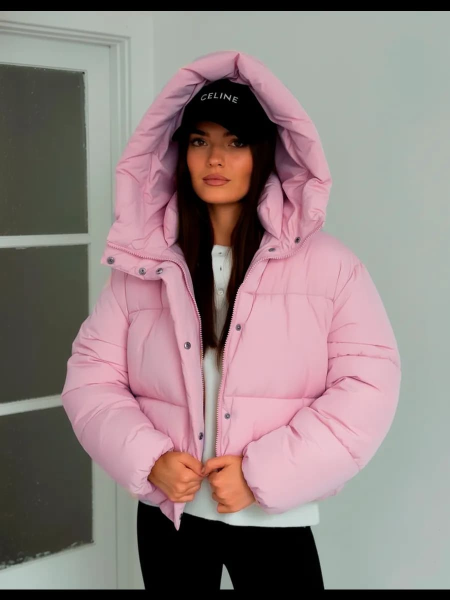 Куртка осень зима с капюшоном