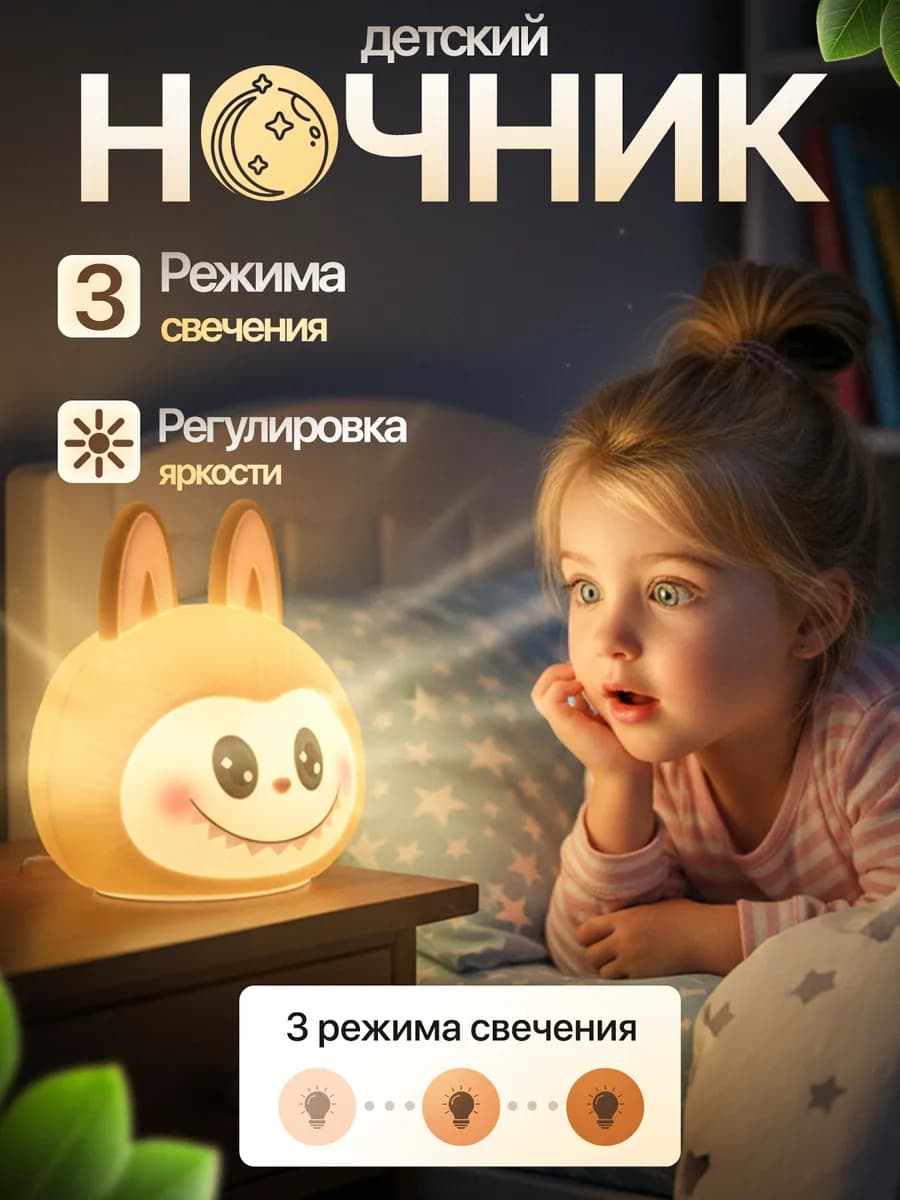 Детский ночник Лабубу
