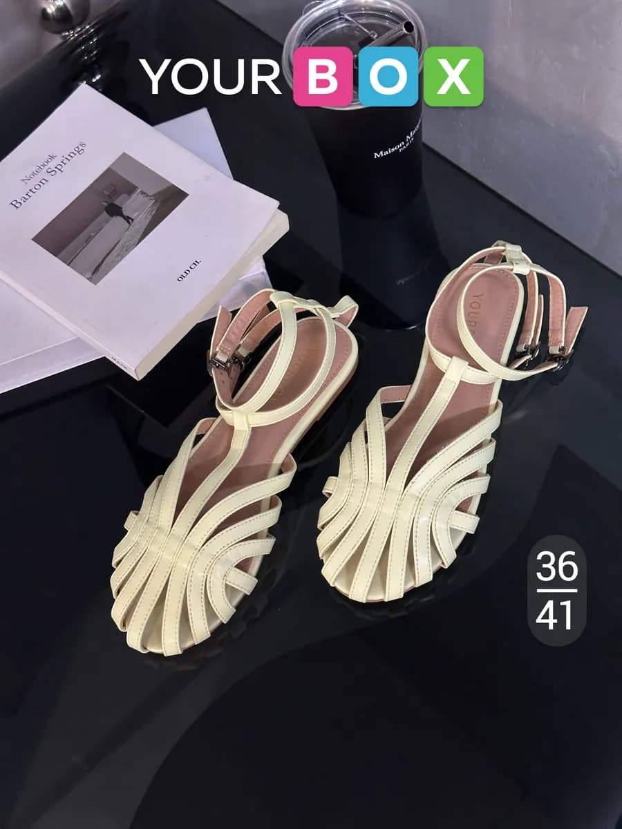 Летние босоножки на тонкой подошве