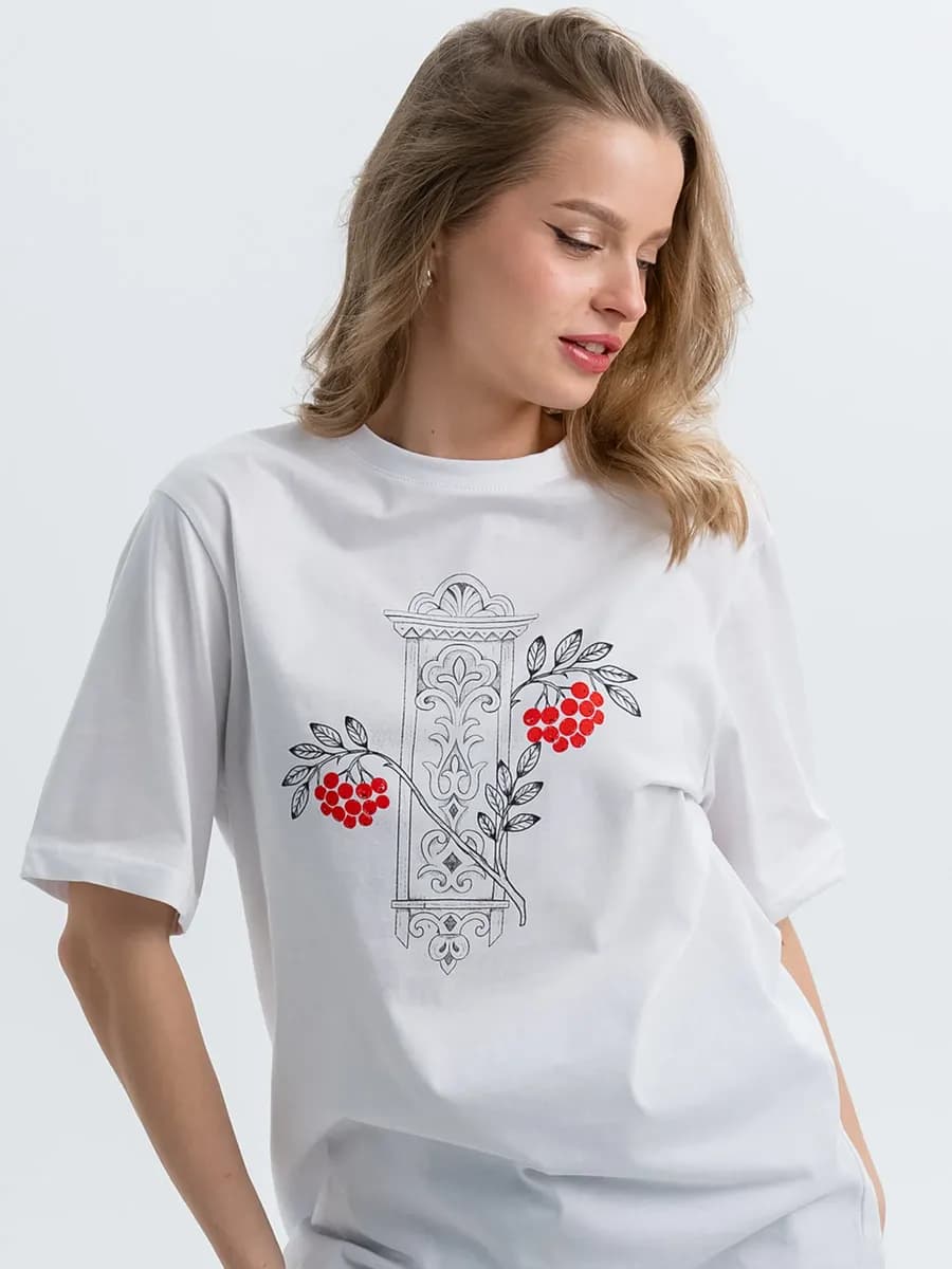 Футболка женская оверсайз