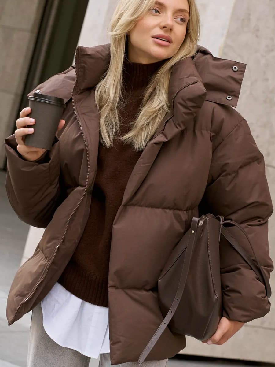 Куртка зимняя с капюшоном