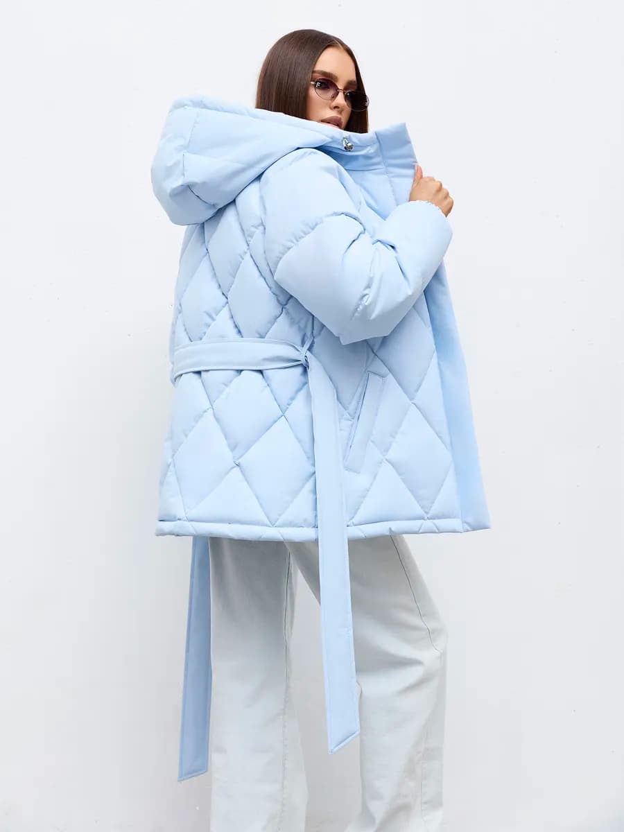 Куртка демисезонная стеганая с капюшоном