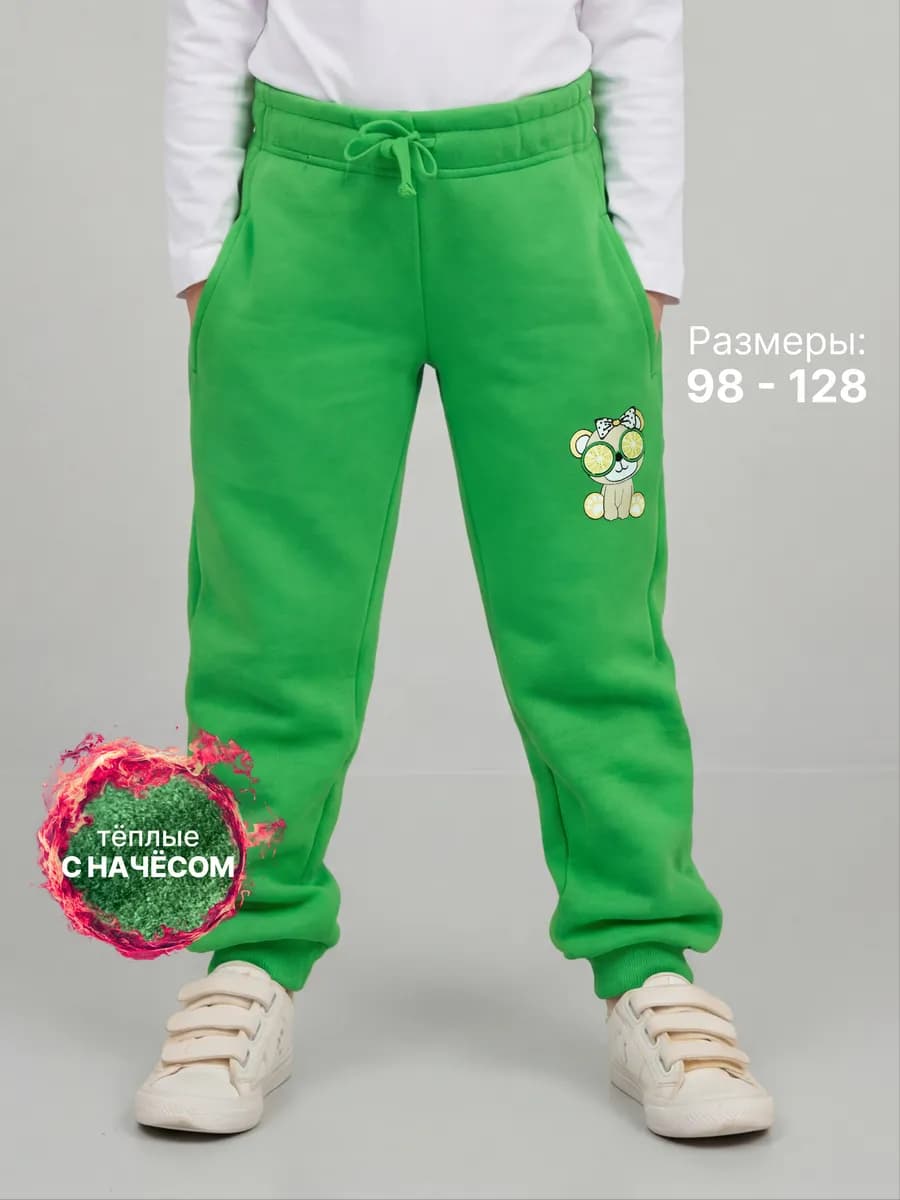 Брюки спортивные теплые с начесом