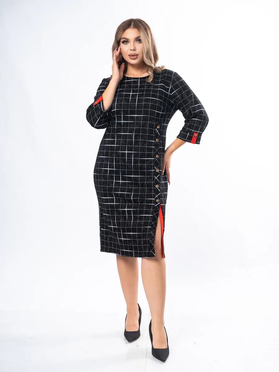 Платье повседневное больших размеров