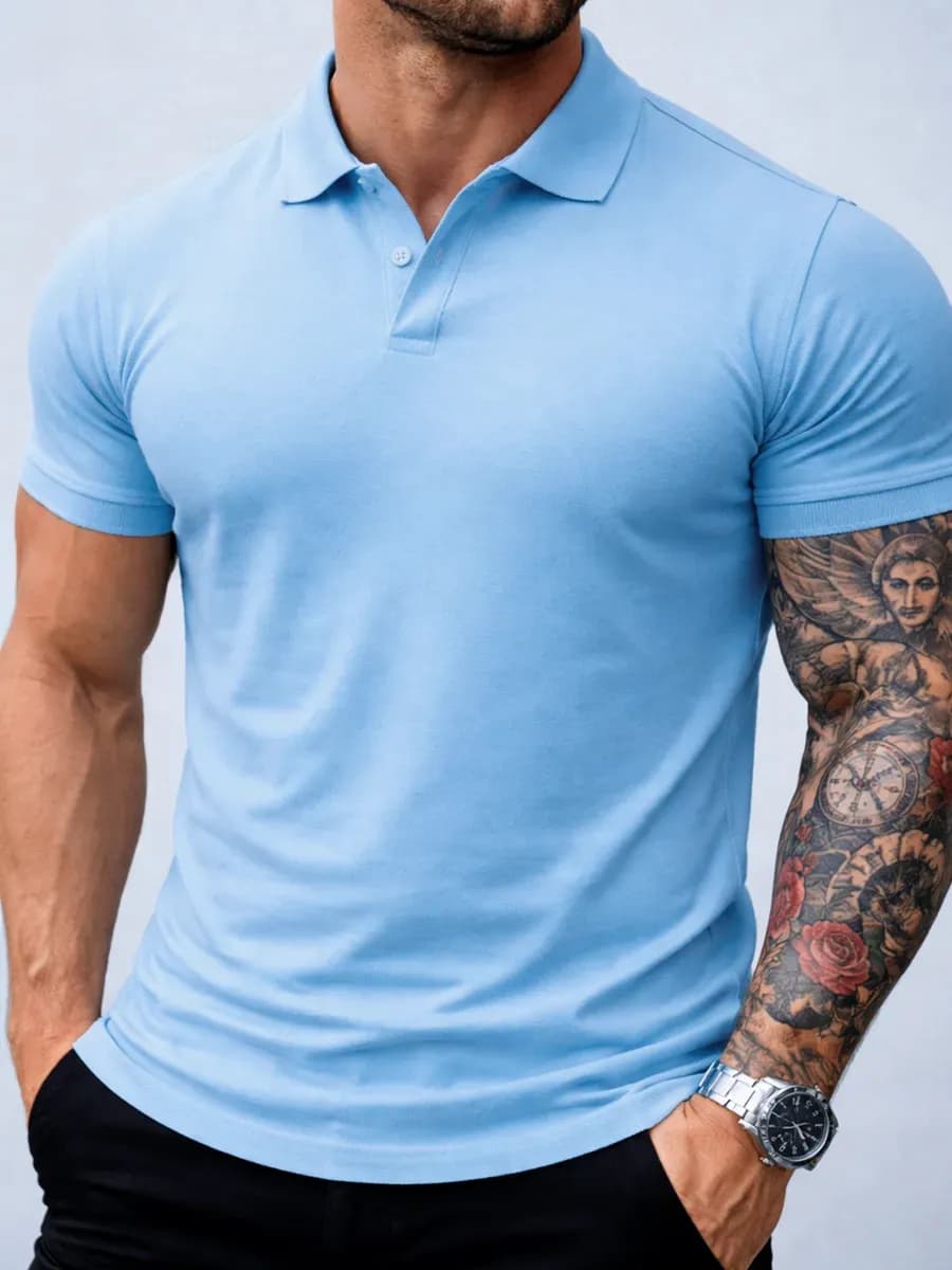 Футболка поло хлопок