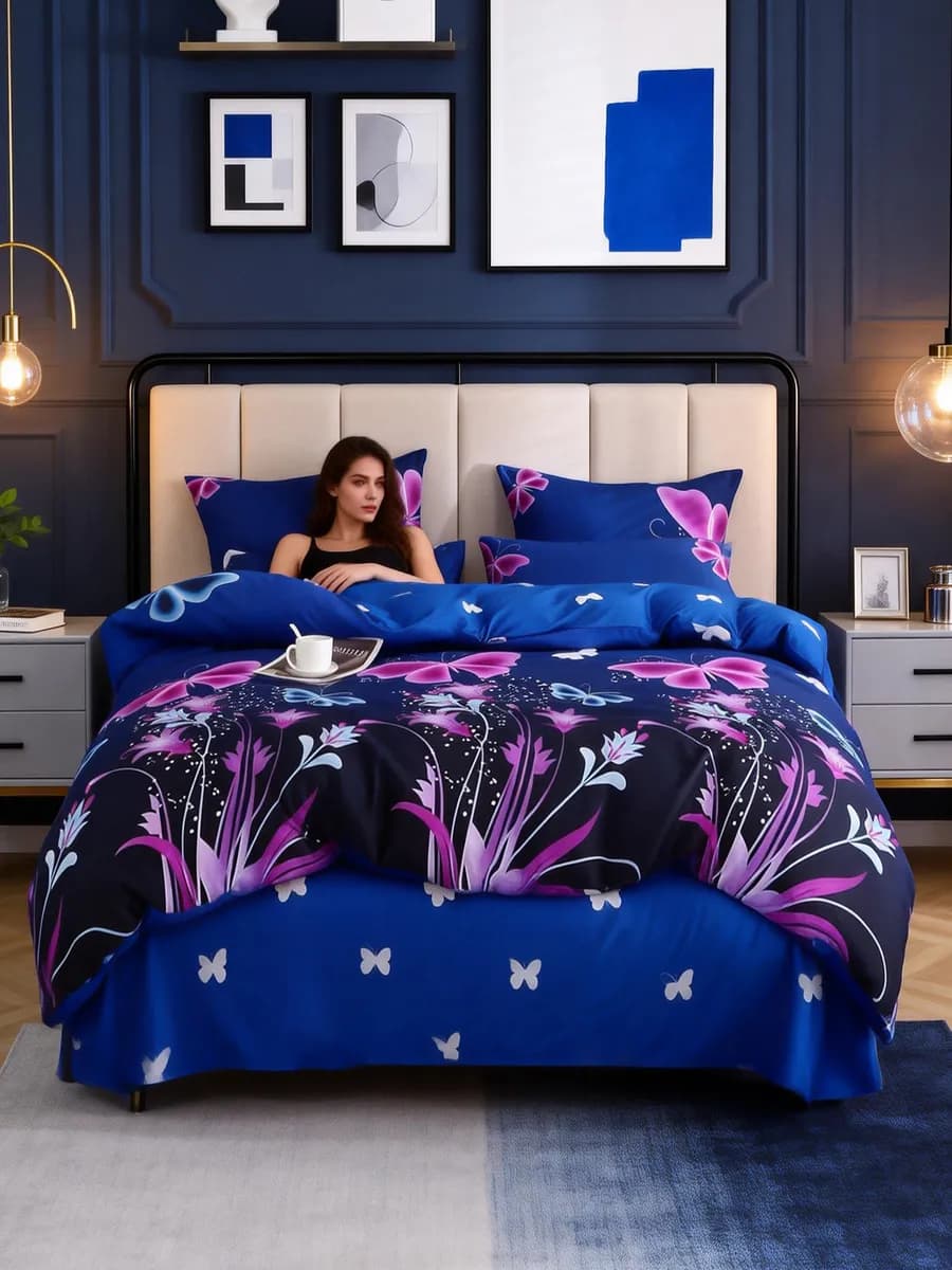 Постельное белье 2 спальное Сатин K-002