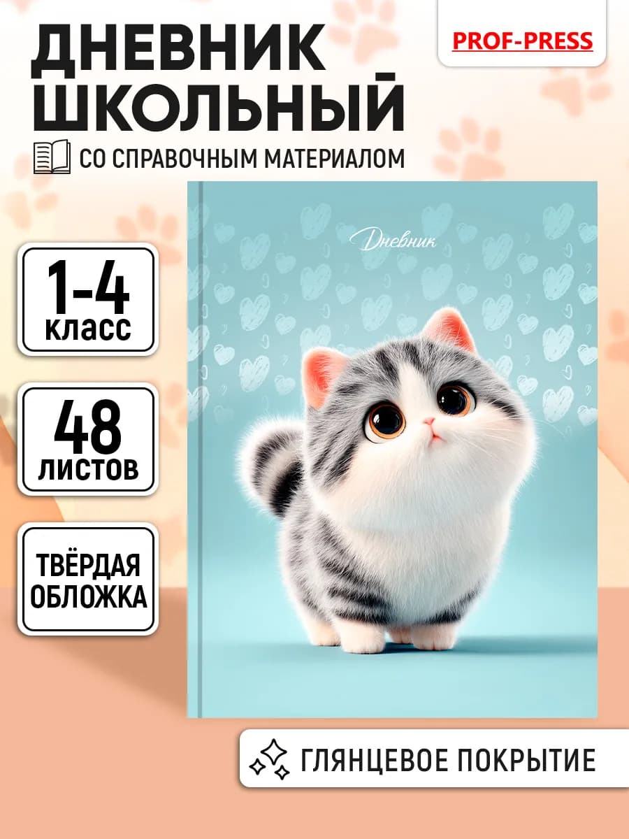 Дневник школьный для девочки 1-4 класс