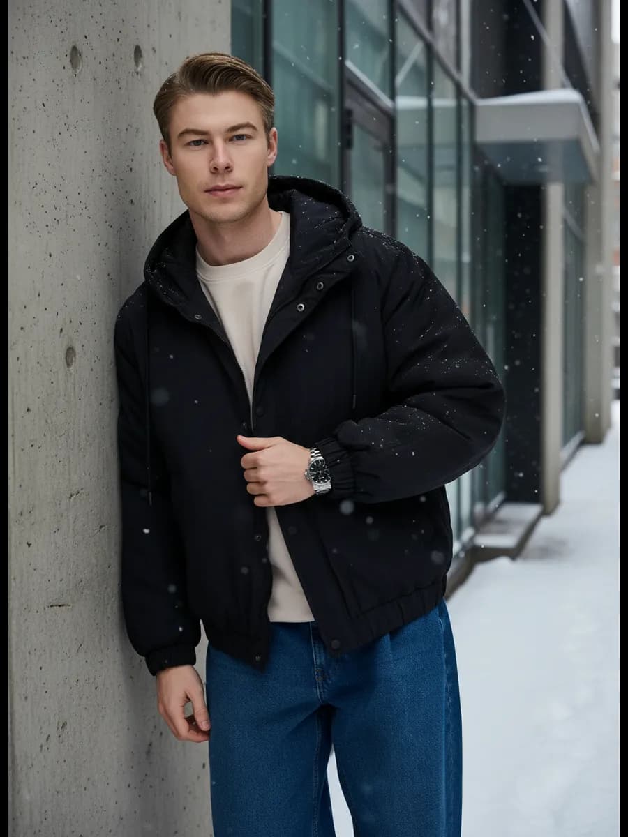 Куртка демисезонная с капюшоном