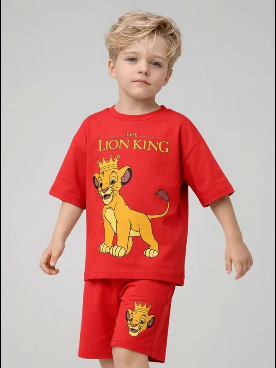 Костюм детский летний футболка с шортами в садик