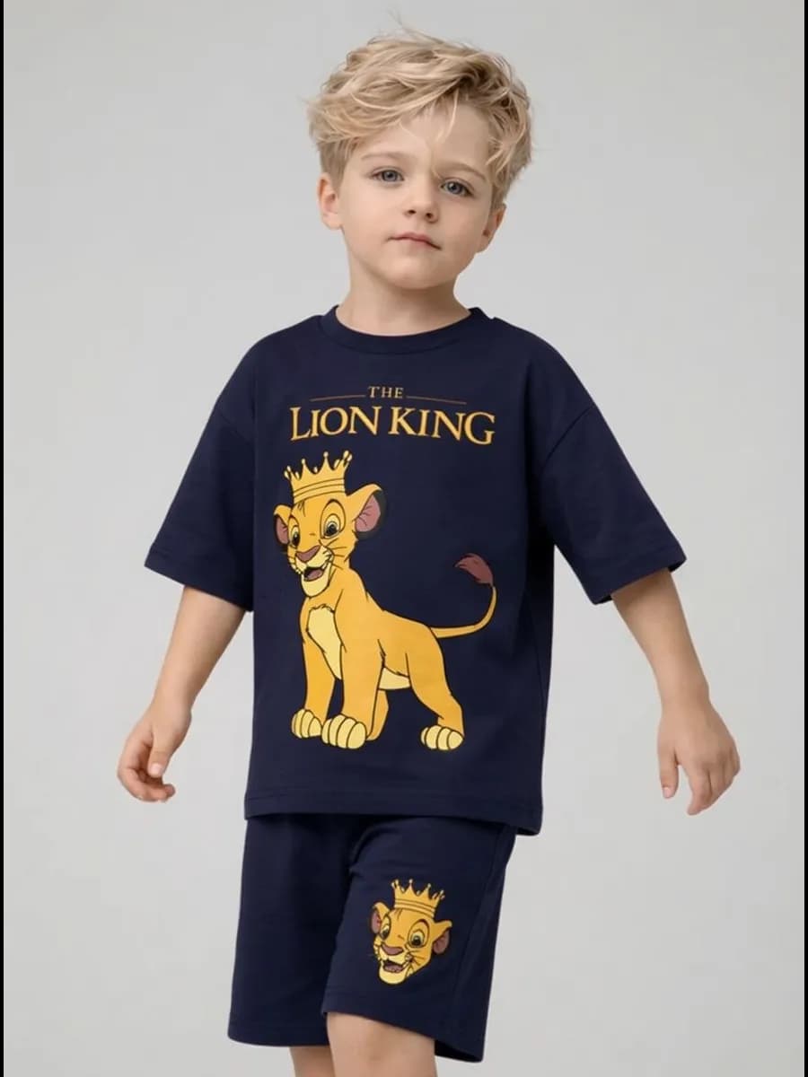 Костюм детский летний футболка с шортами в садик
