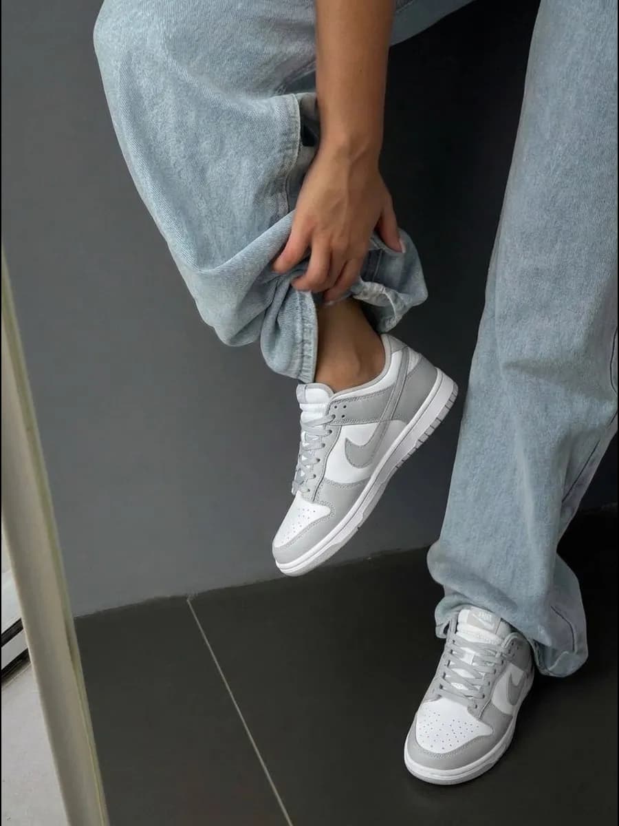 Кроссовки sb dunk low данки кеды серые для школы