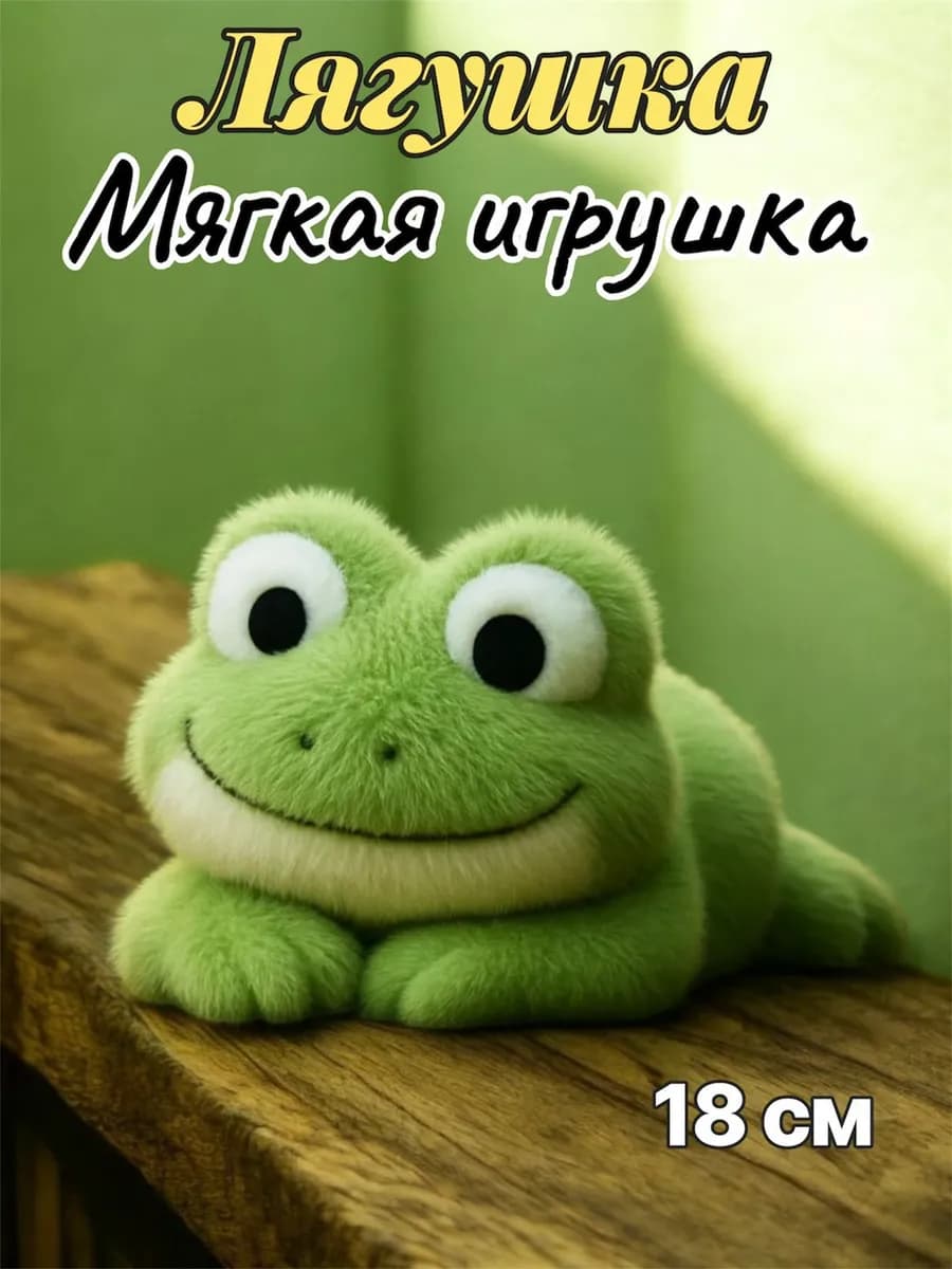 Мягкая игрушка Лягушка 18см