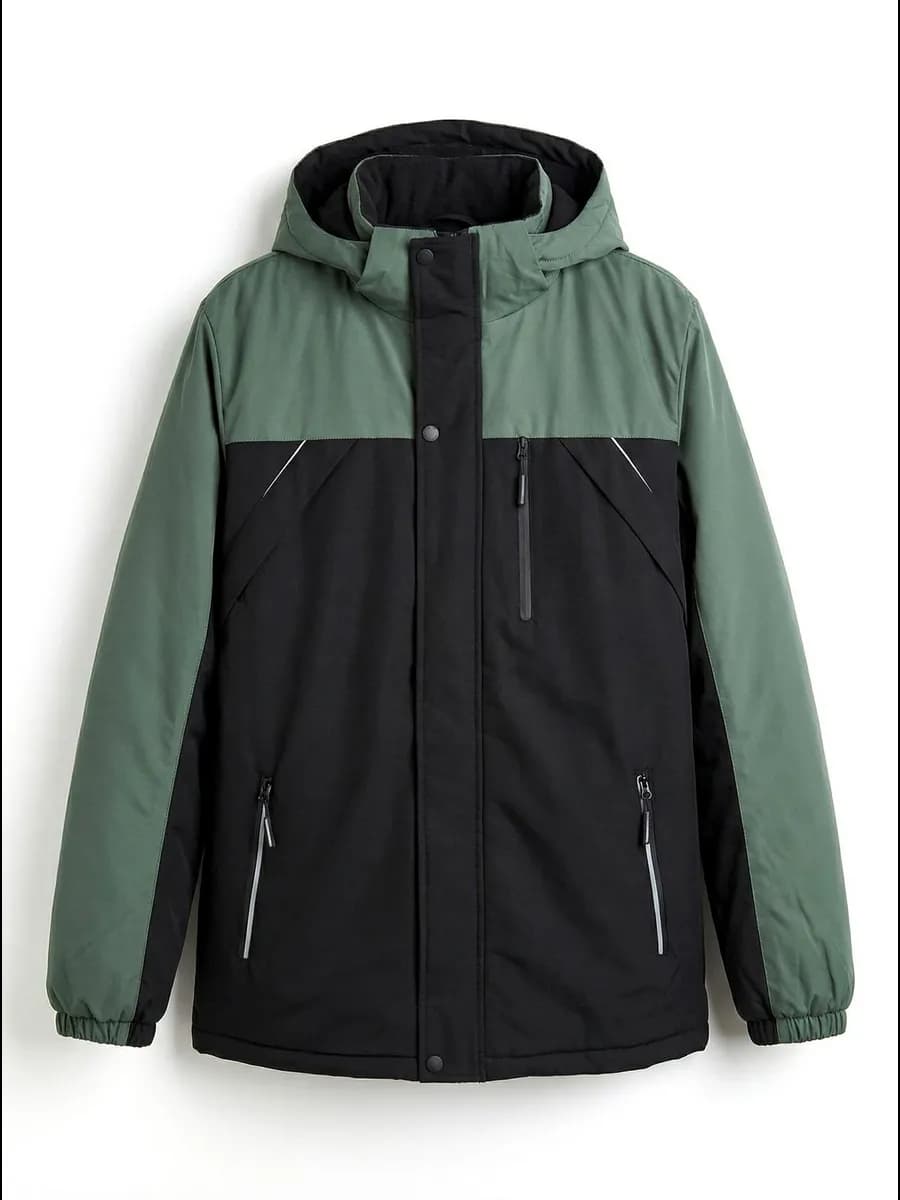 Куртка с капюшоном демисезонная - фото 1