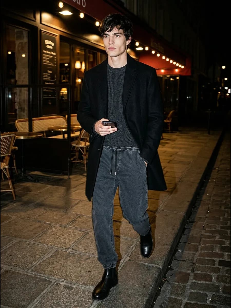 Джинсы JOGGER FIT на эластичном поясе
