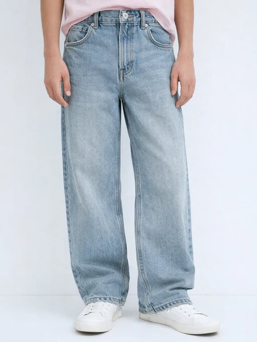 Джинсы Wide leg для мальчиков