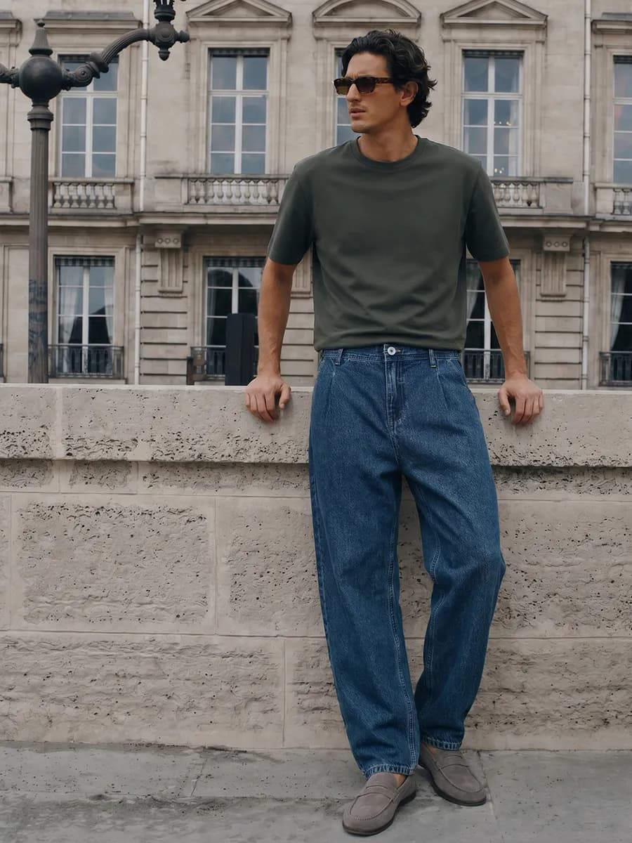 Джинсы BALLOON FIT свободные