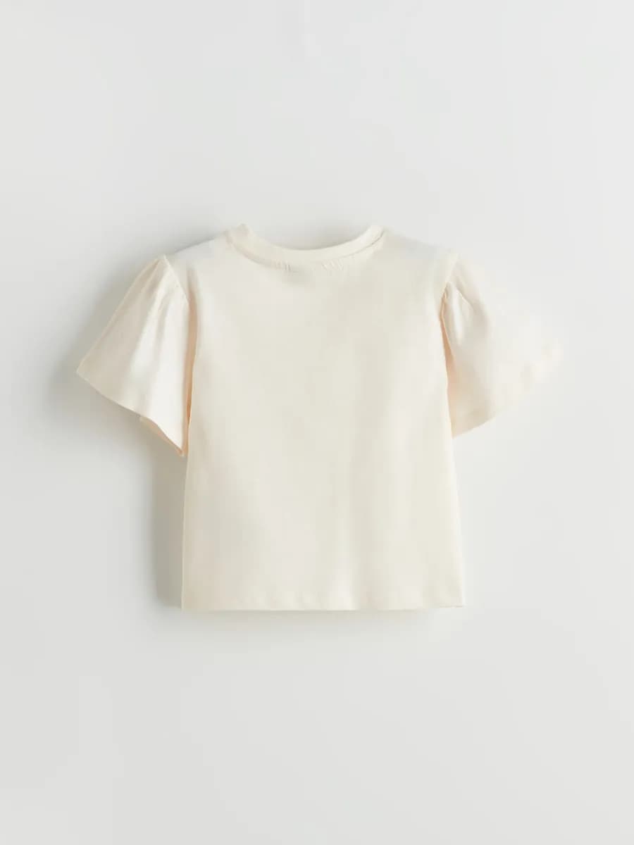 Футболка Для Девочек С Круглым Вырезом И Цветочным Принтом