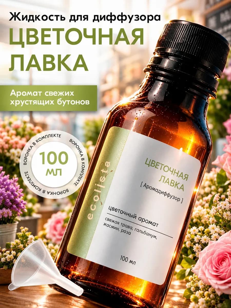 Жидкость для диффузора ароматическая наполнитель рефил 100мл