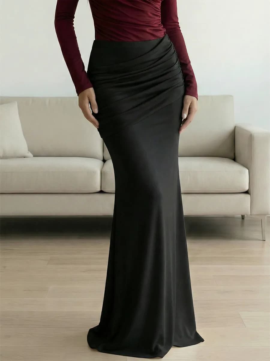 Юбка макси рыбка