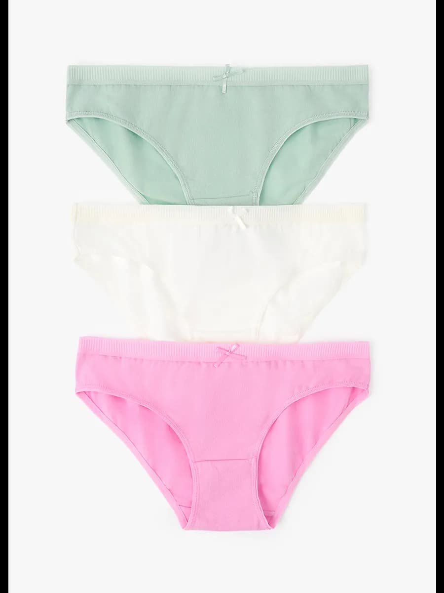 Трусы-слипы с декоративным бантом