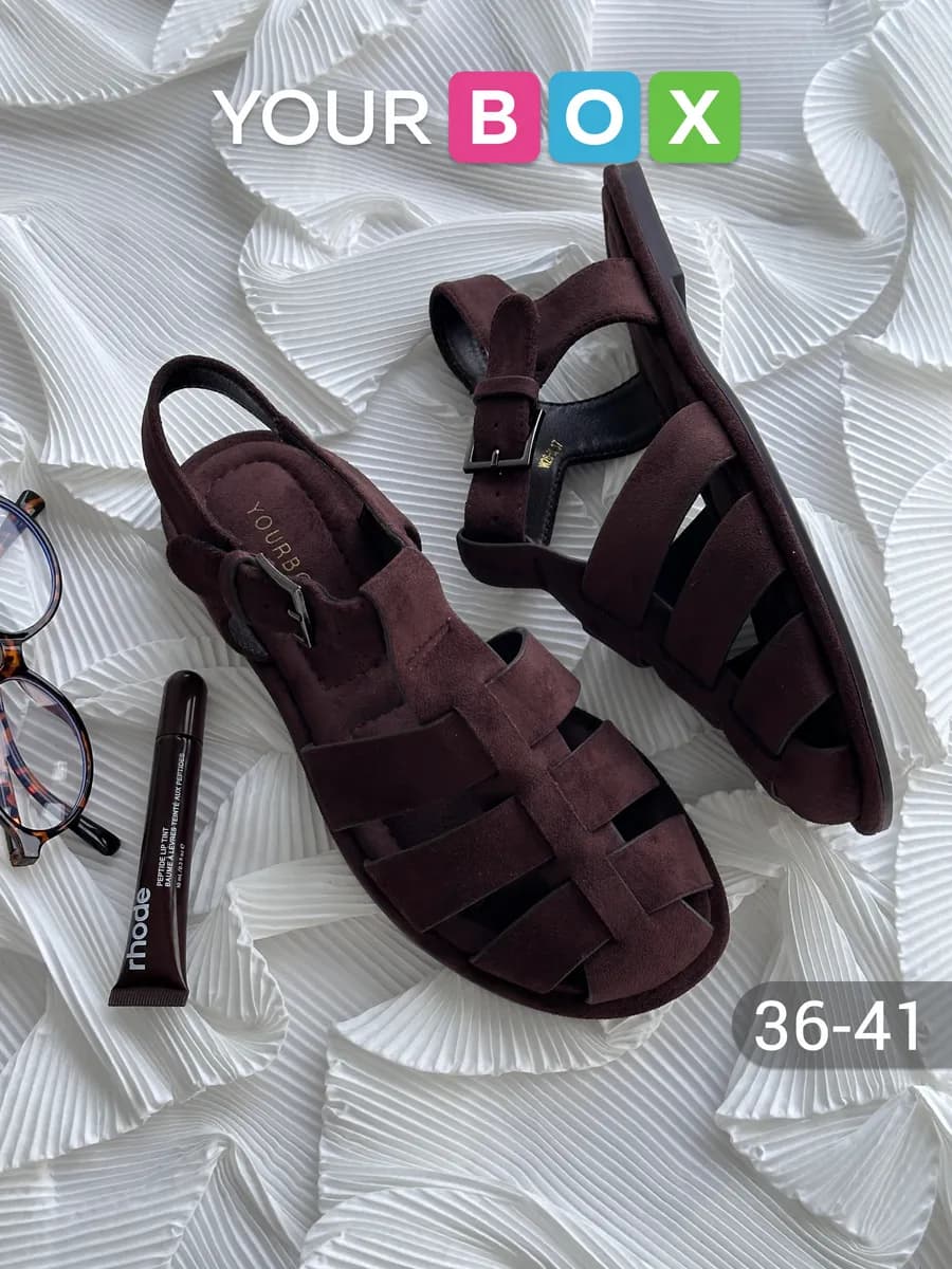 Летние босоножки на тонкой подошве - фото 1