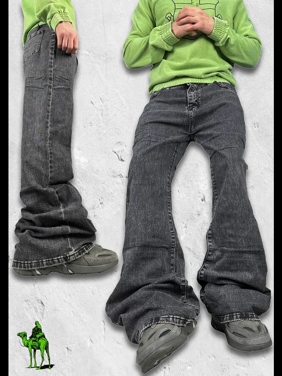 Клеш от колена в стиле rick owens