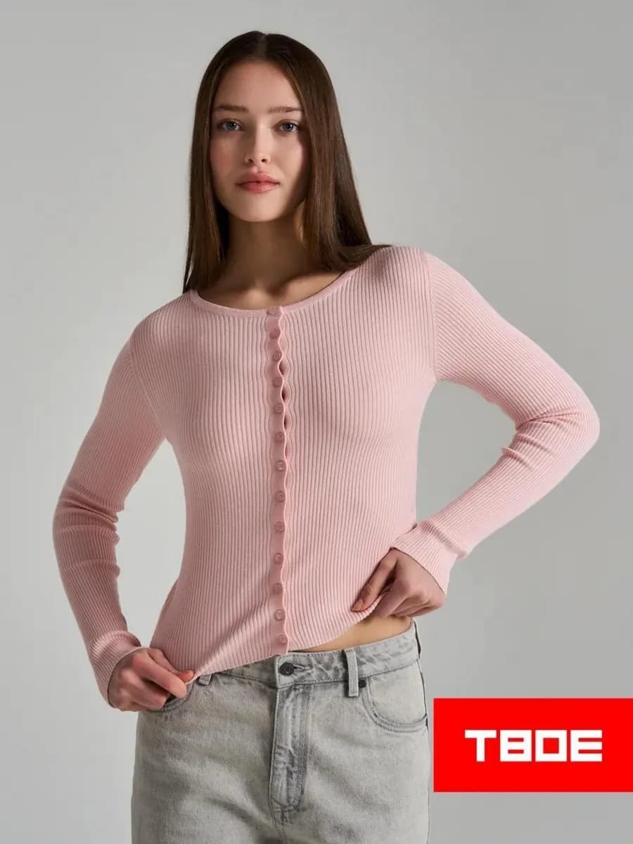 Кардиган приталенный из вискозы