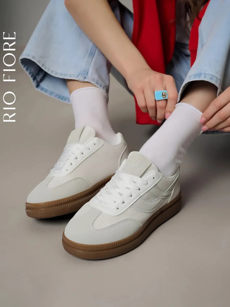 Кеды демисезонные на платформе - фото 1