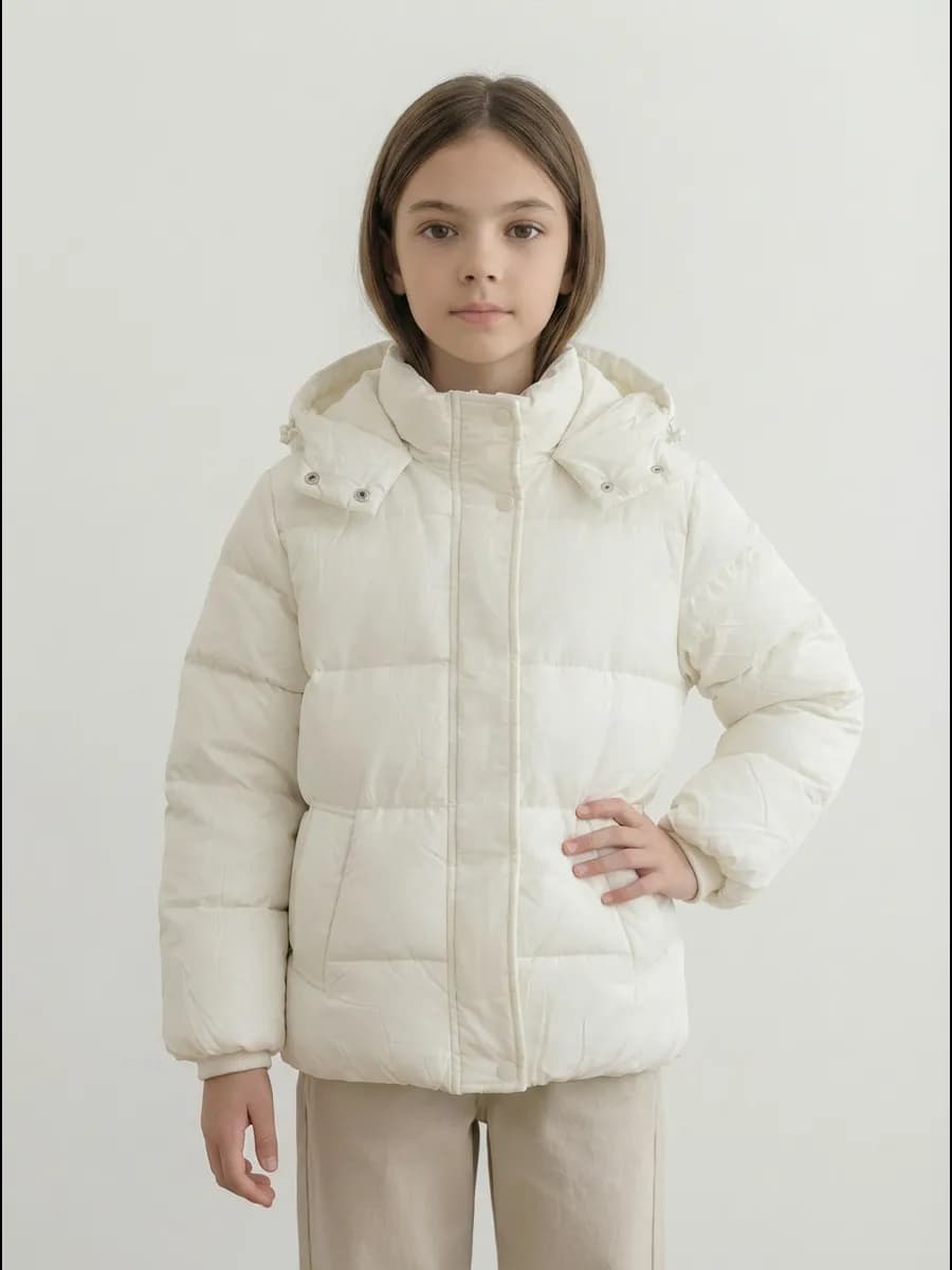 Куртка белая демисезонная