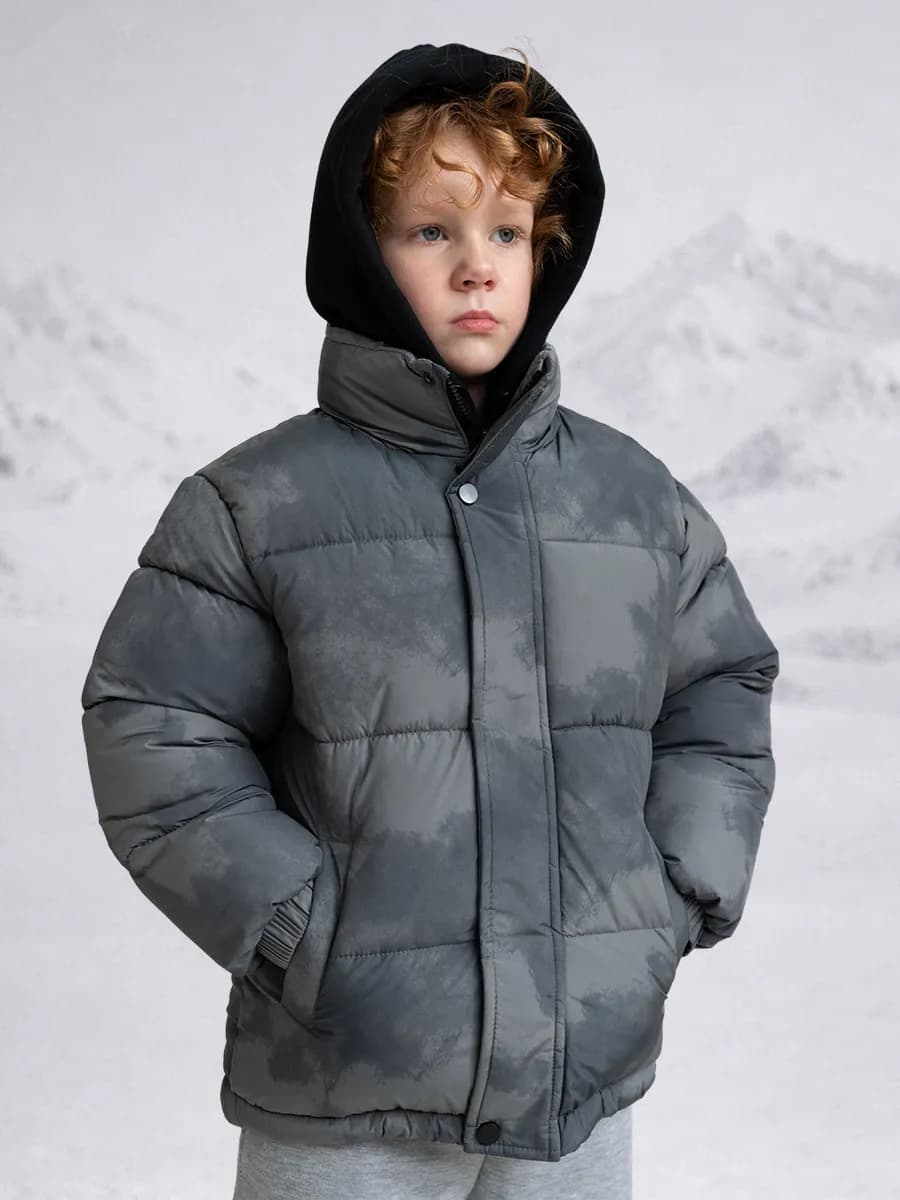 Куртка для мальчика теплая, толстовка, тай дай