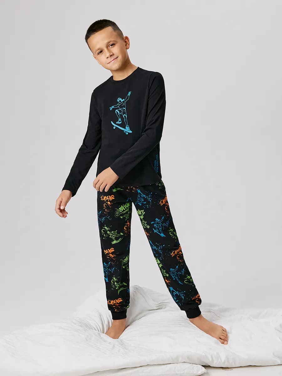 Пижама лонгслив с брюками