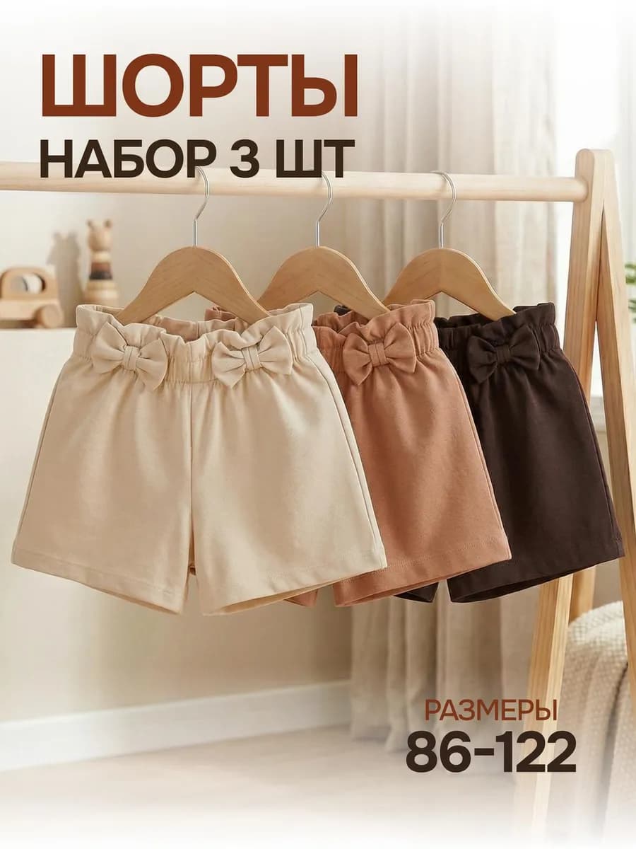 Набор детских шорт 3 шт
